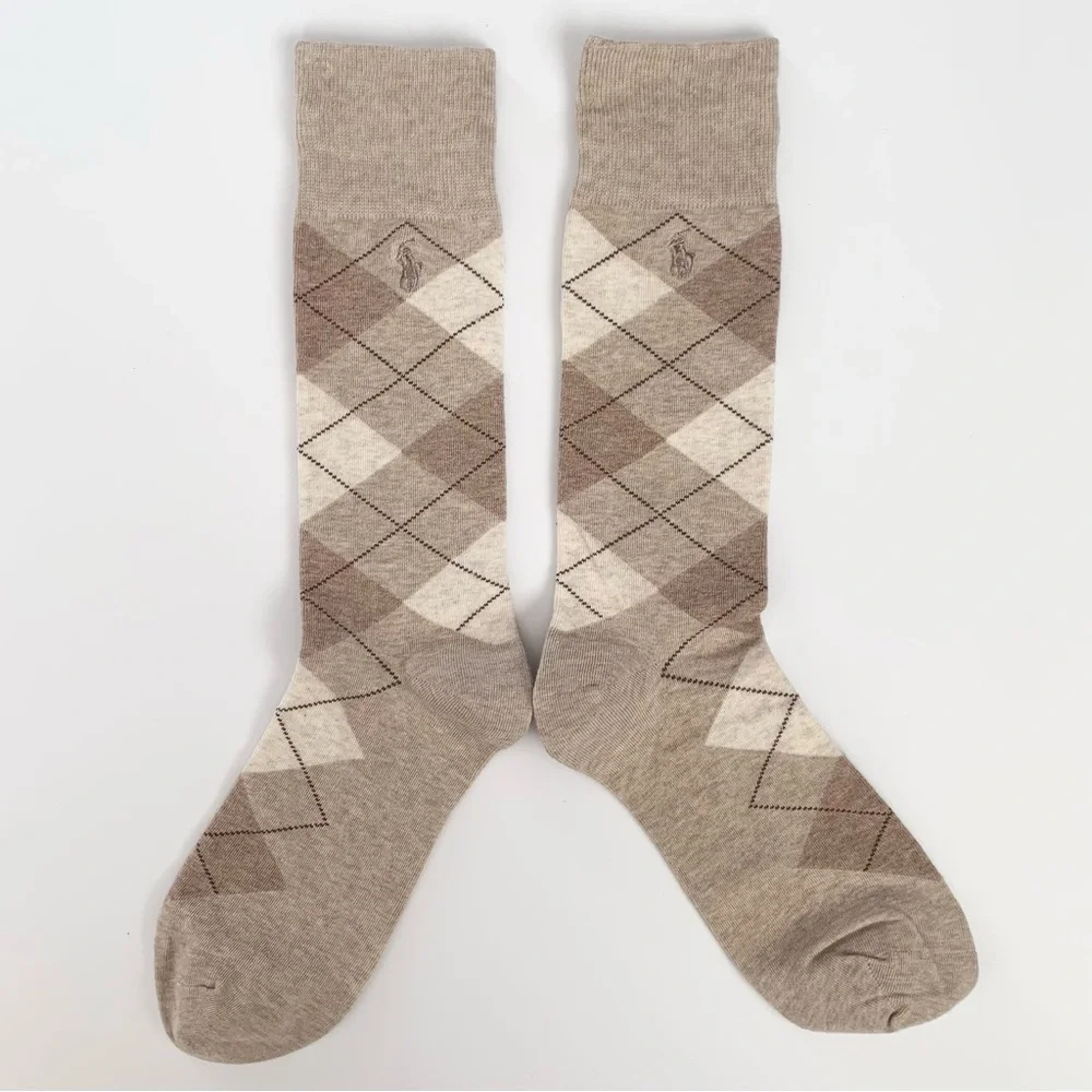 NWOT Argyle Patterned long Socks